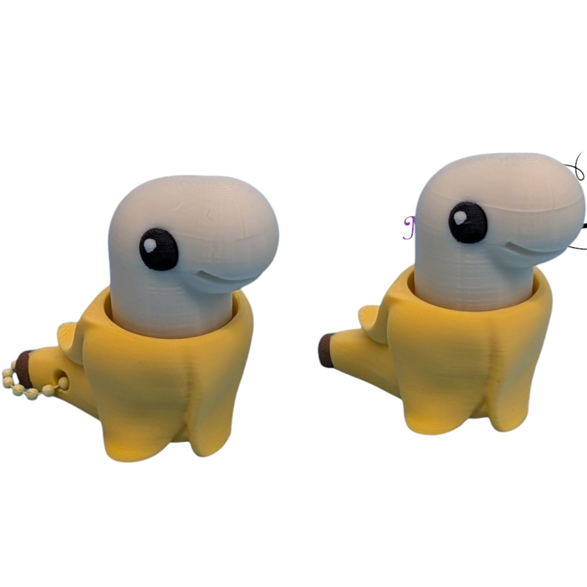 Banana Dinosaur Fidget Clicker