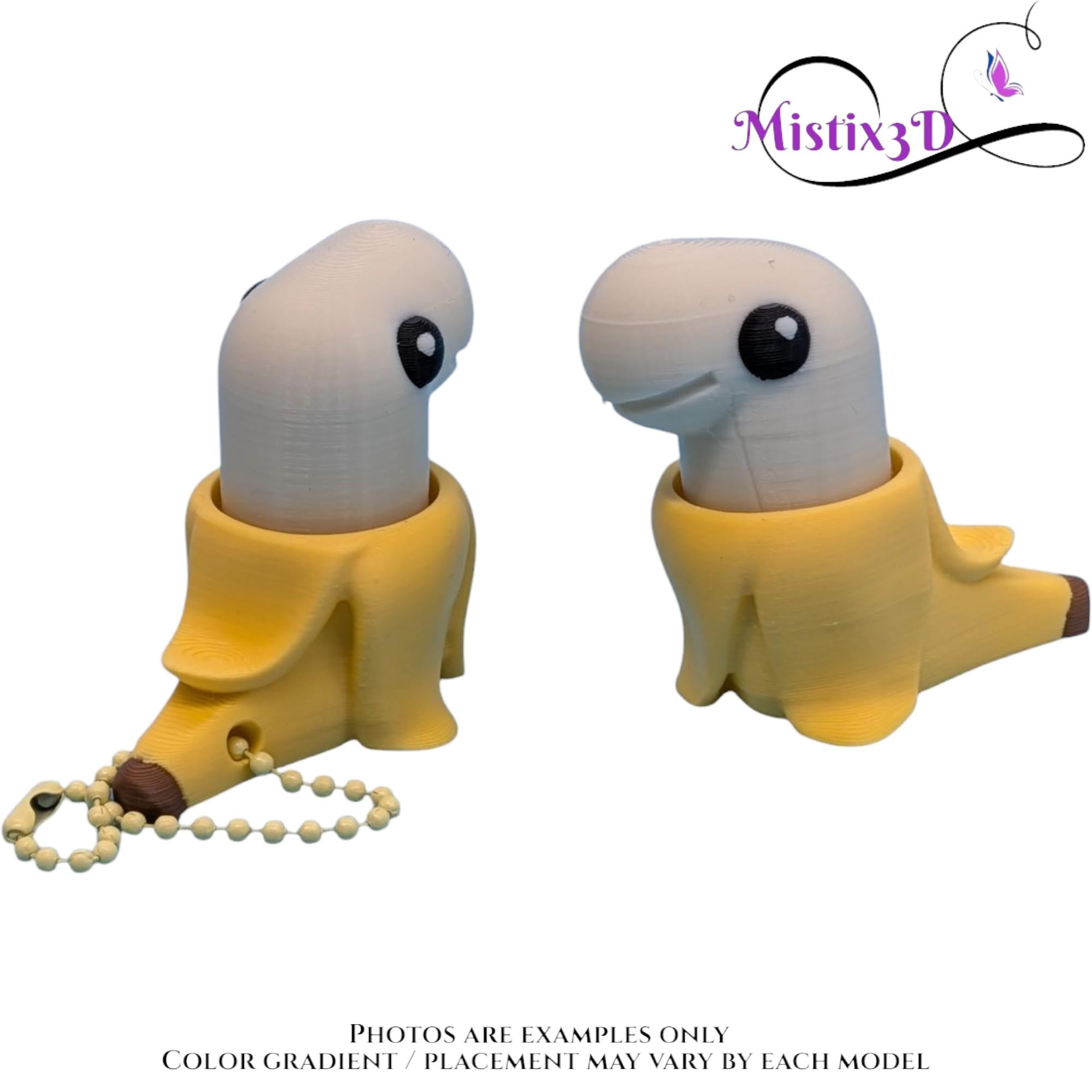 Banana Dinosaur Fidget Clicker