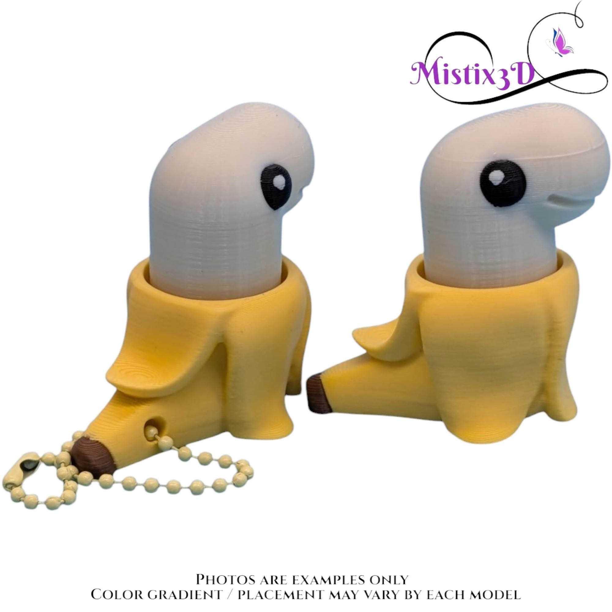 Banana Dinosaur Fidget Clicker