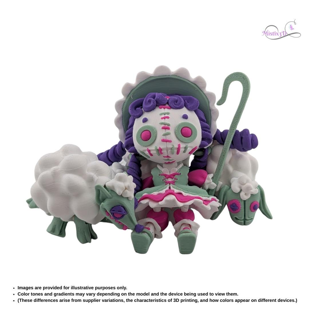 Creepy Doll The Sheeperdess – Authorized Seller of Twisty Prints