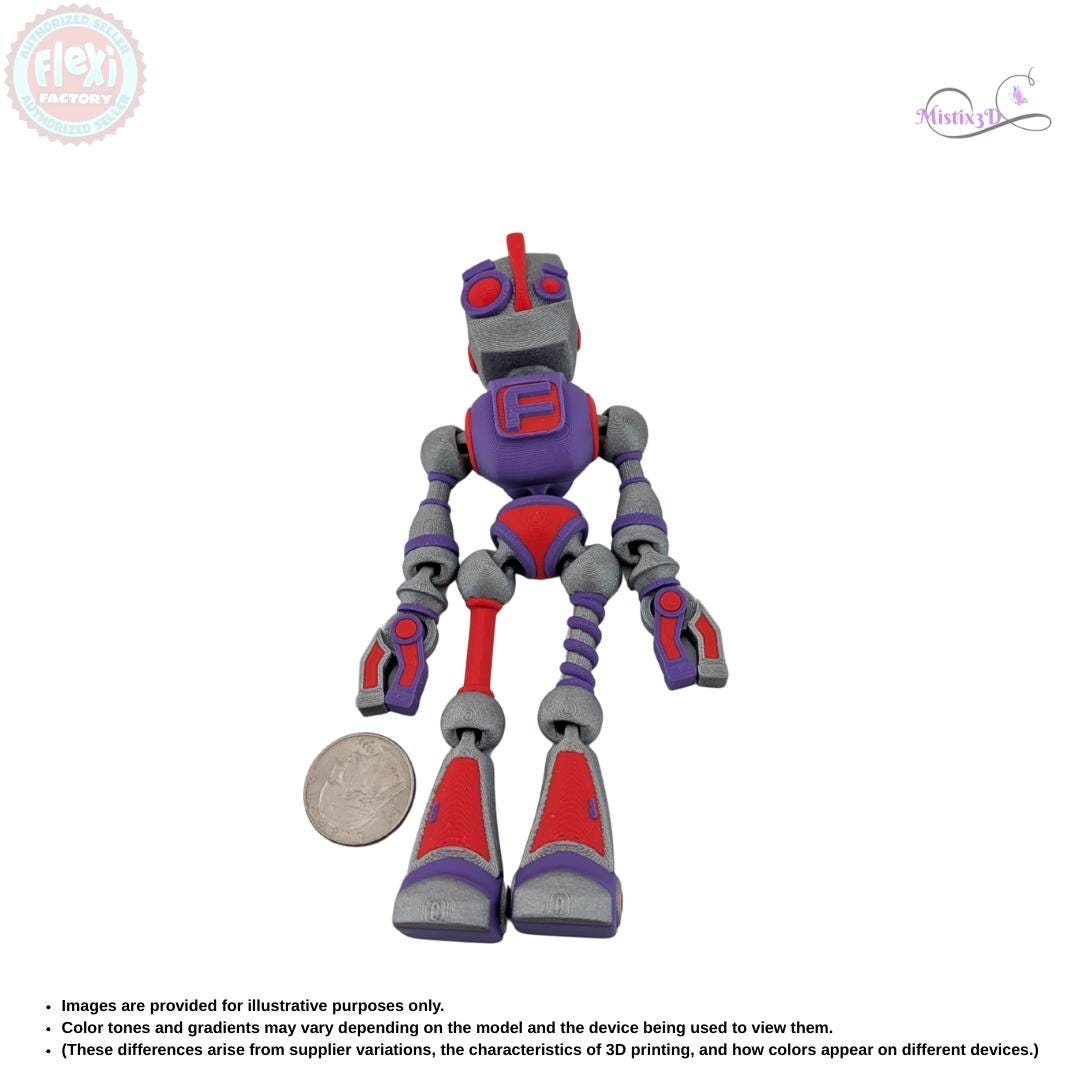 Flexi Fokobot 2.0 Articulating - 3D Printed | Authorized Seller of Flexi Factory
