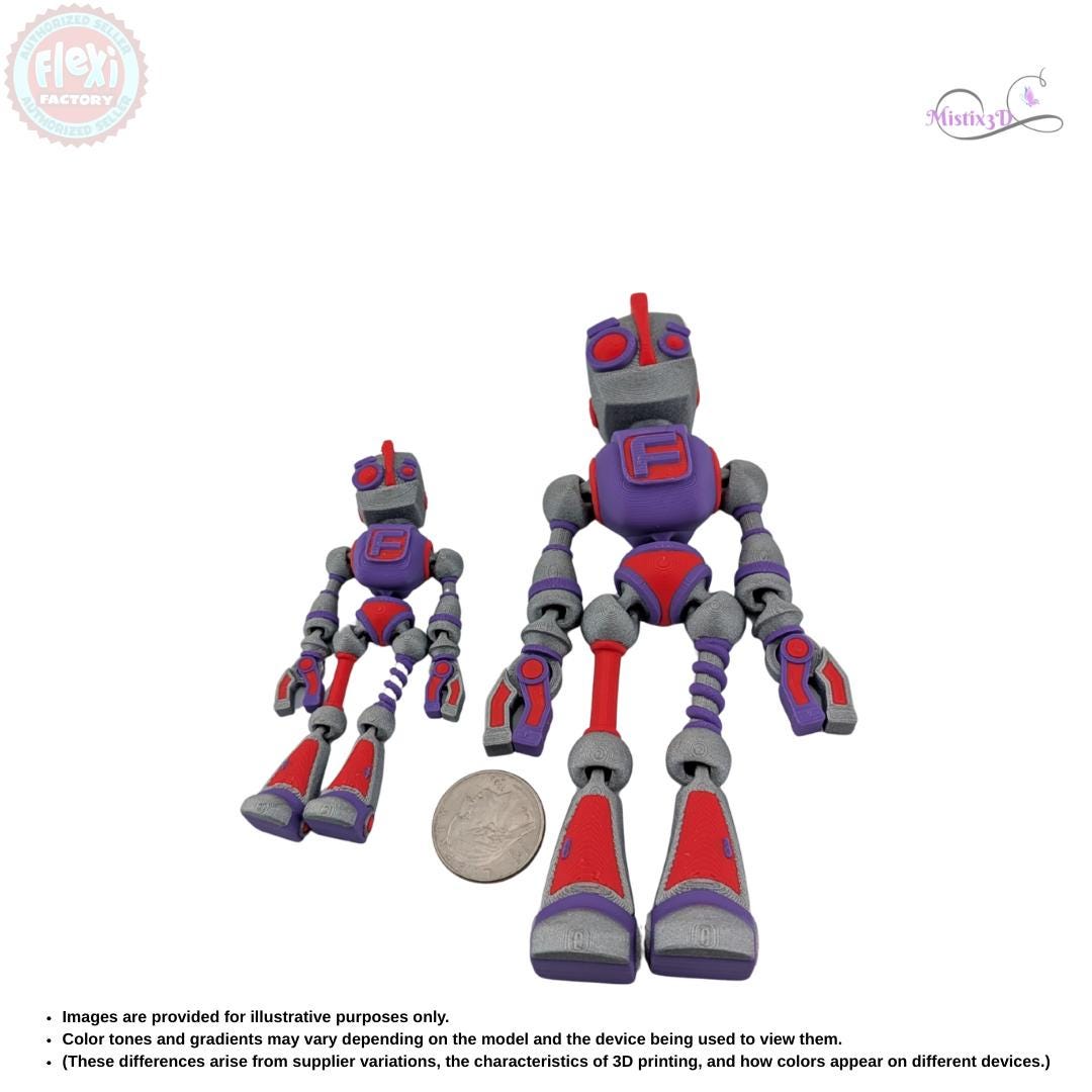 Flexi Fokobot 2.0 Articulating - 3D Printed | Authorized Seller of Flexi Factory
