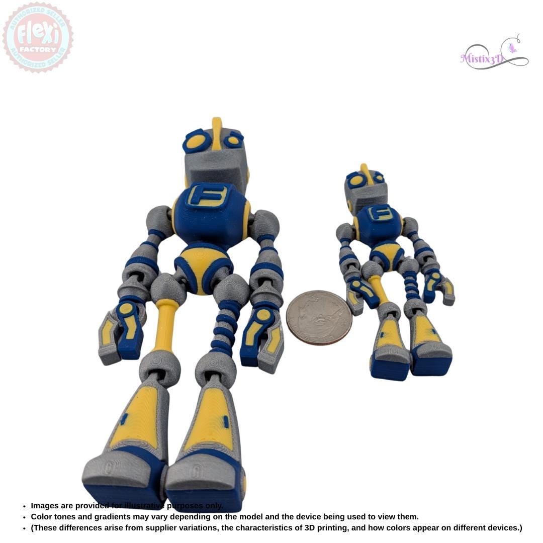 Flexi Fokobot 2.0 Articulating - 3D Printed | Authorized Seller of Flexi Factory