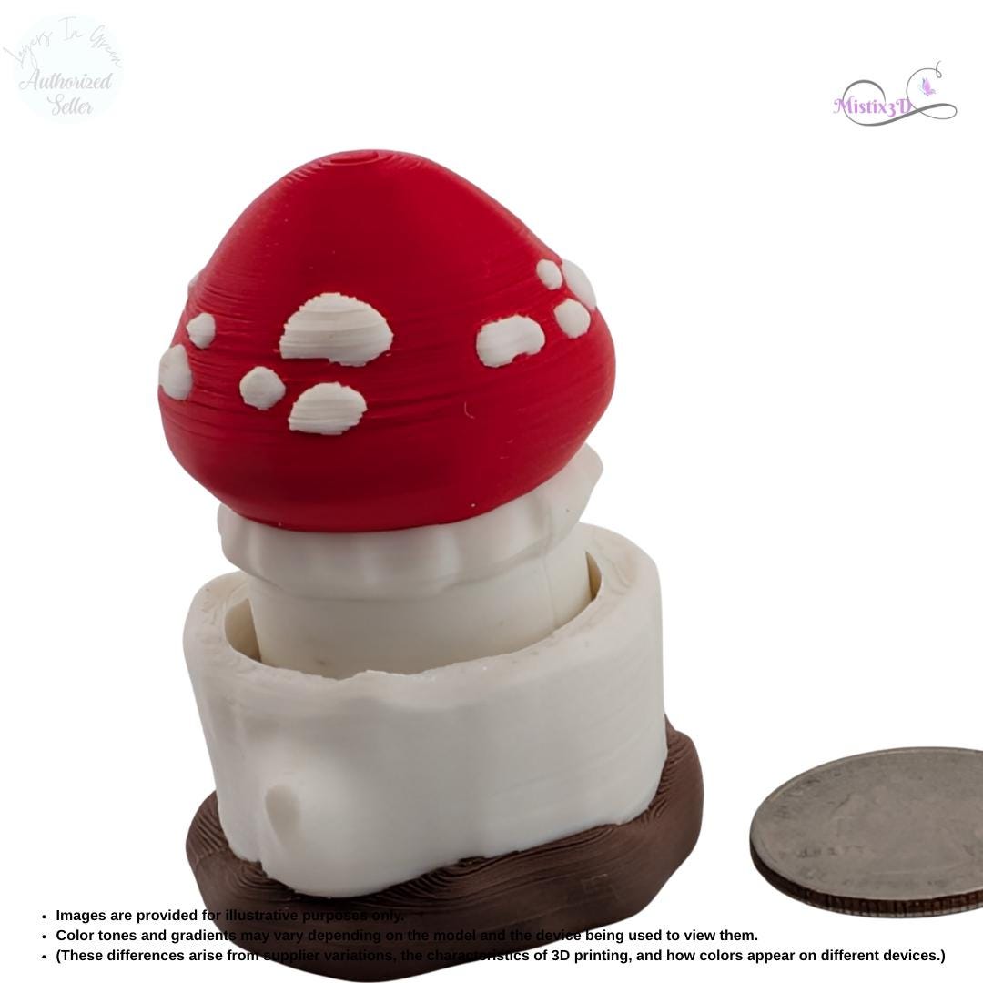 Mushy Clicker - 3D Printed | Layers In Green Authorized Seller