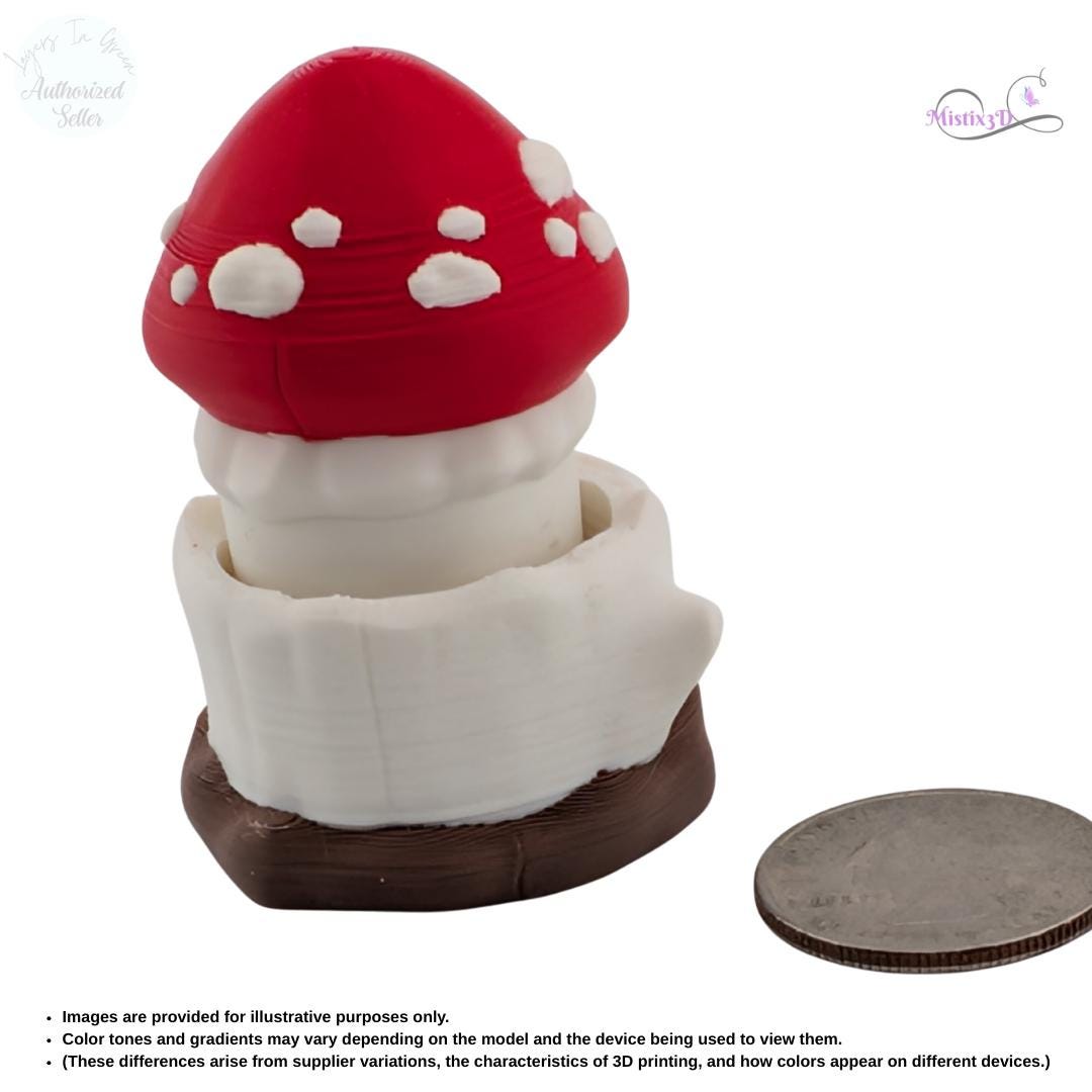 Mushy Clicker - 3D Printed | Layers In Green Authorized Seller