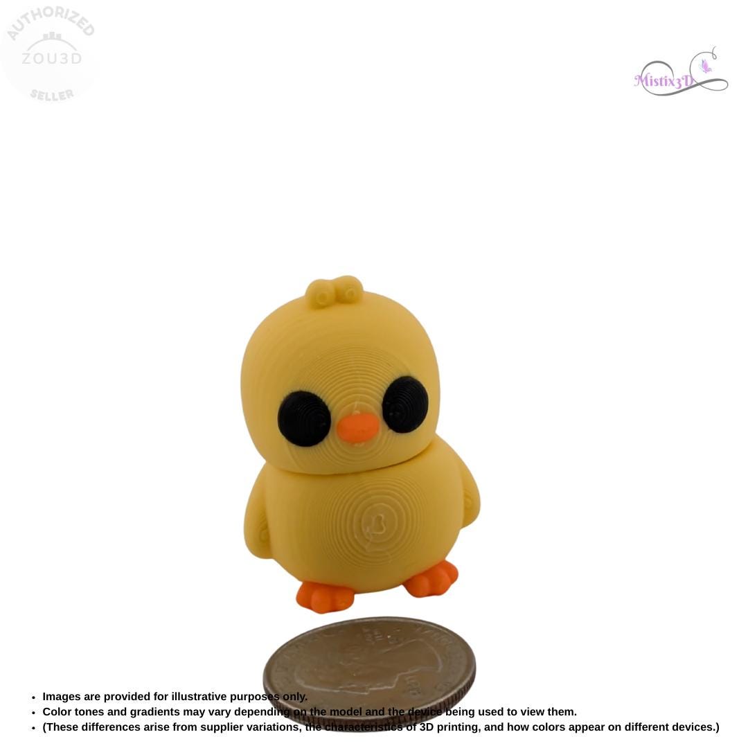 Tiny Chick | 3D Printed | Authorized Seller Zou