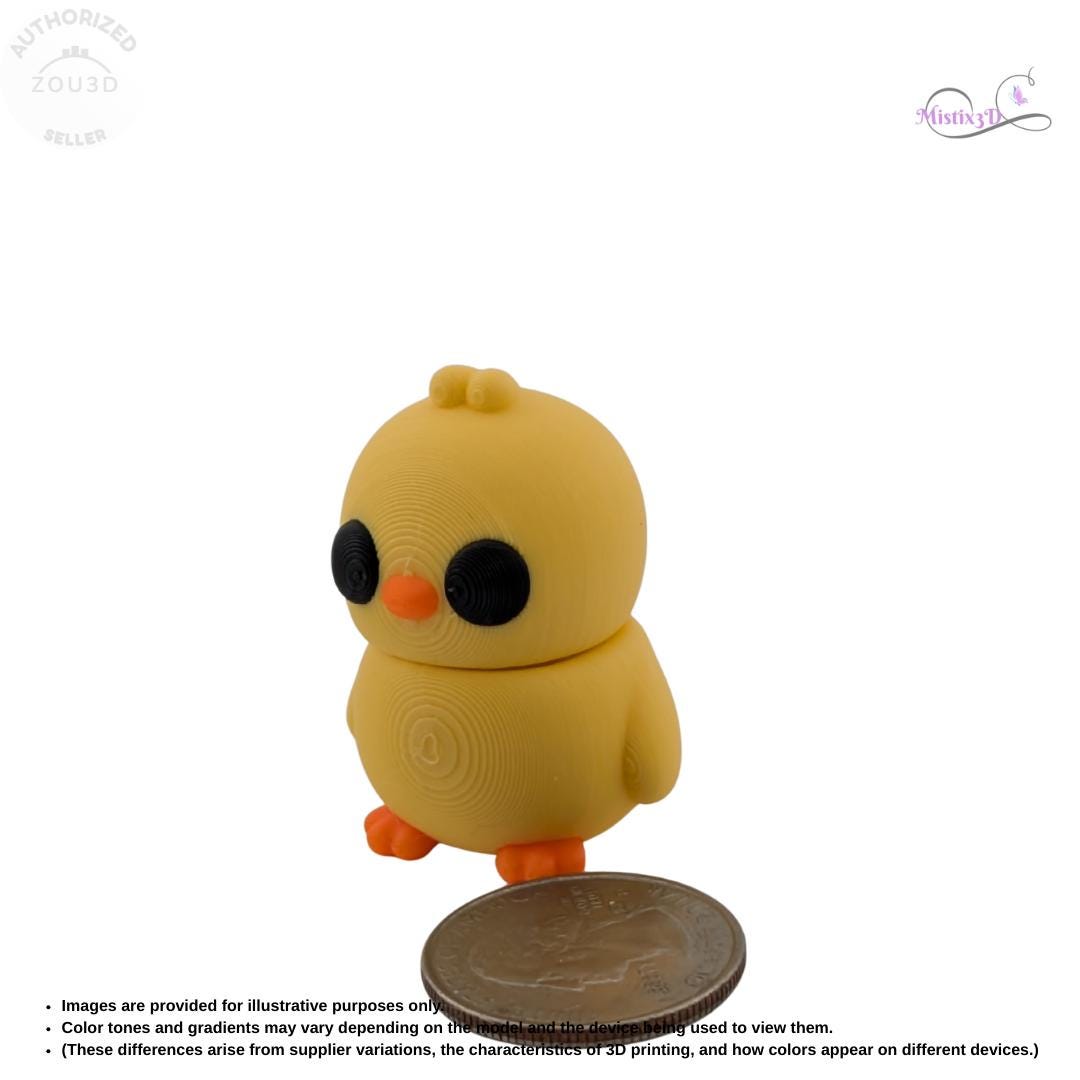 Tiny Chick | 3D Printed | Authorized Seller Zou