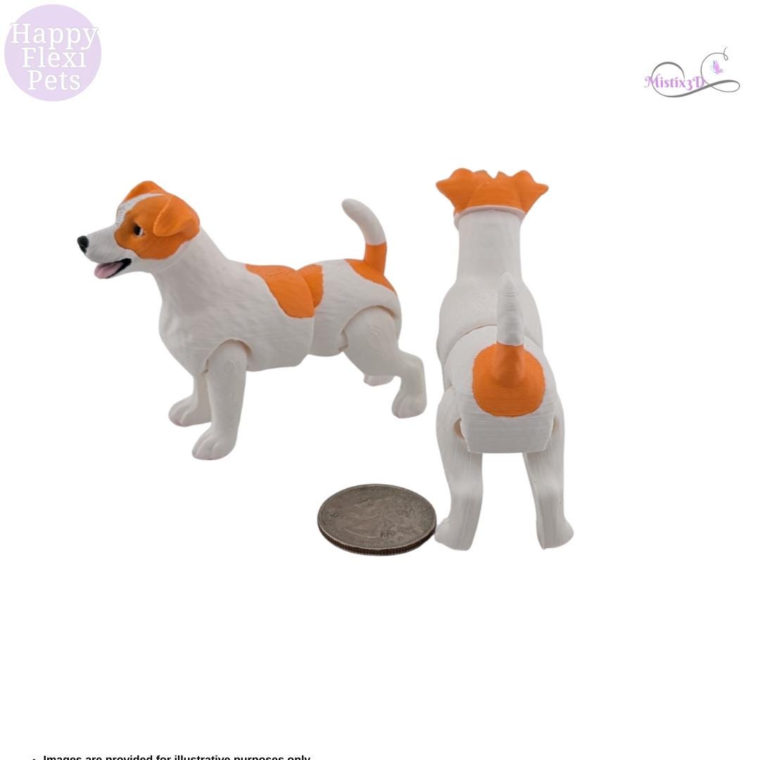 Jack Russell Terrier -3D Printed – Authorized Seller of Happy Flexi Pets