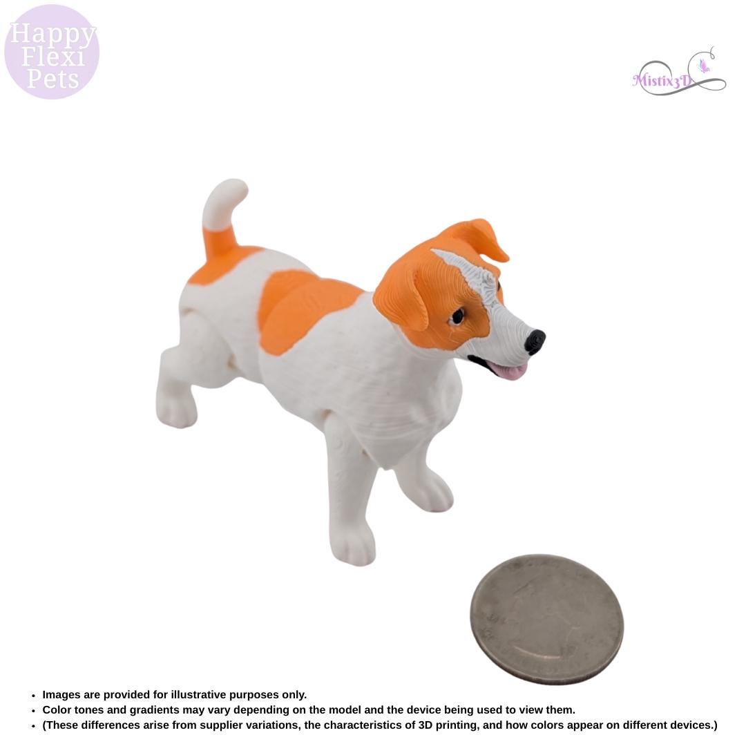 Jack Russell Terrier -3D Printed – Authorized Seller of Happy Flexi Pets