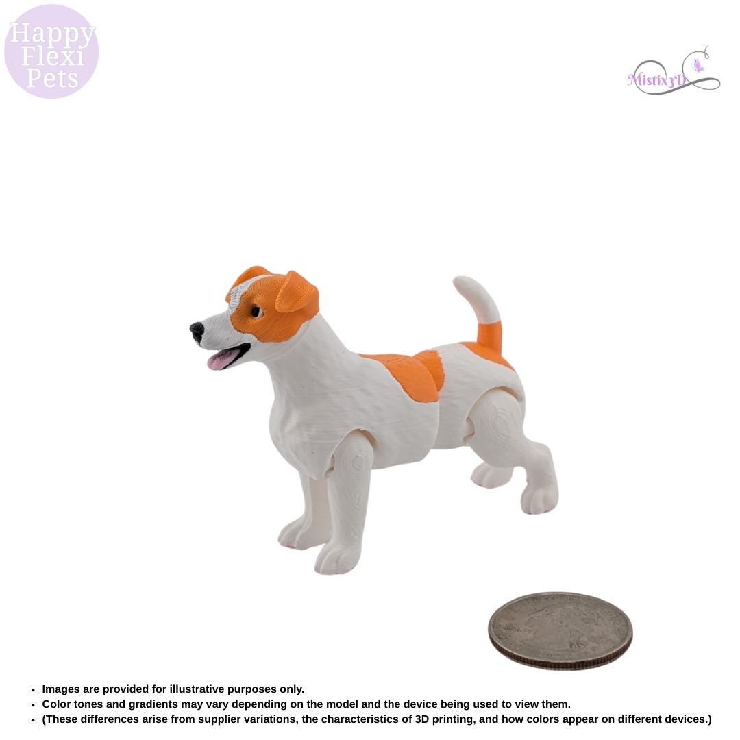 Jack Russell Terrier -3D Printed – Authorized Seller of Happy Flexi Pets