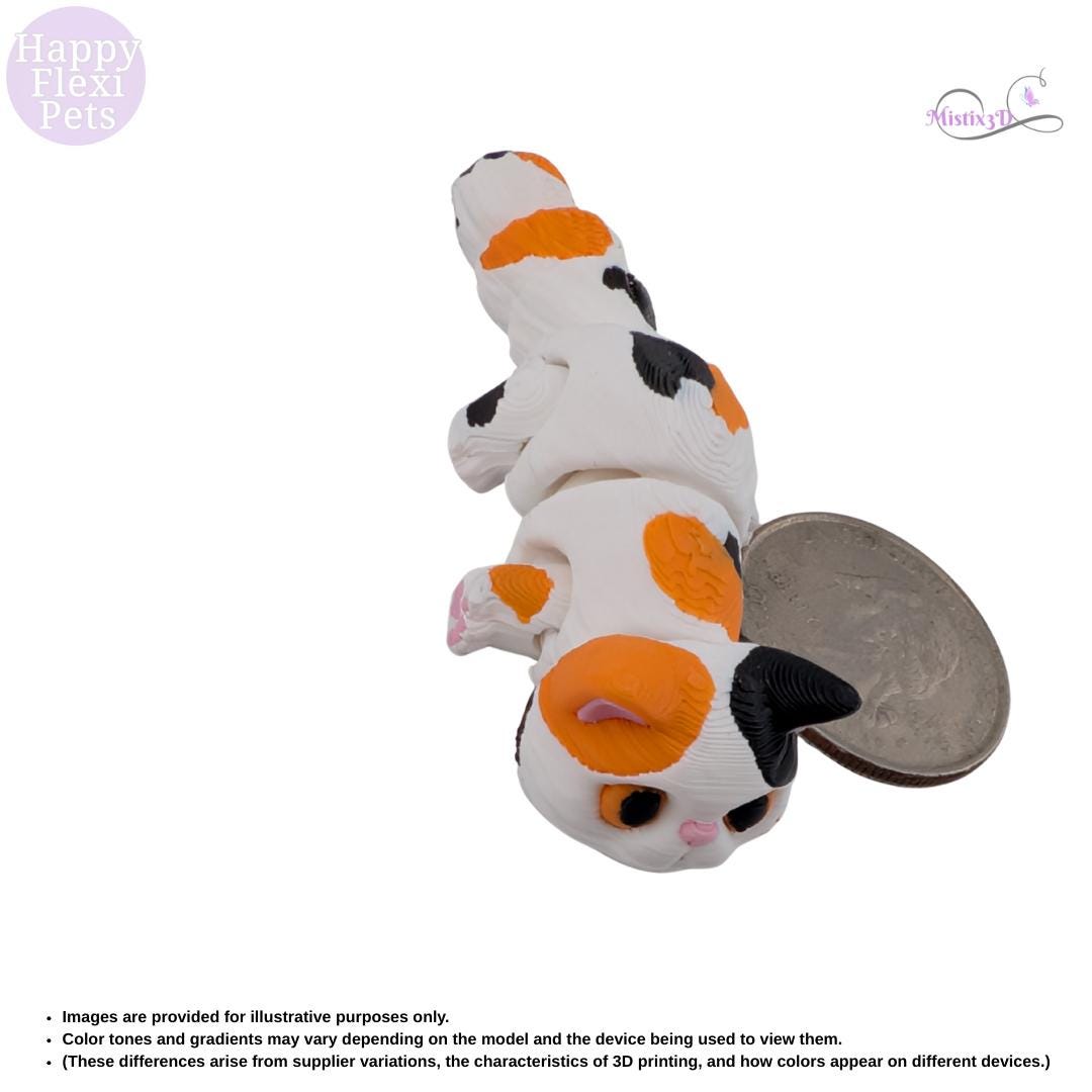Mini Calicos -3D Printed – Authorized Seller of Happy Flexi Pets