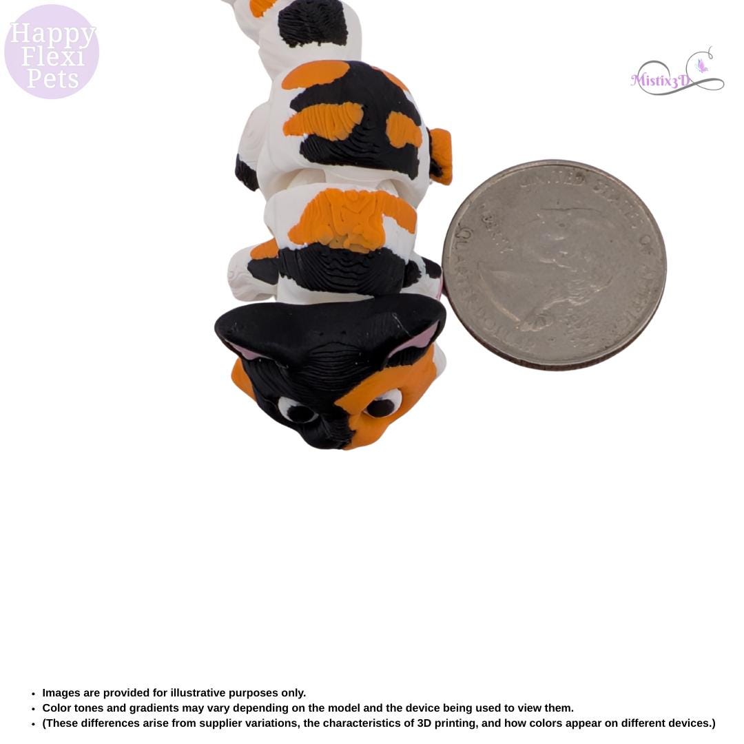 Mini Calicos -3D Printed – Authorized Seller of Happy Flexi Pets