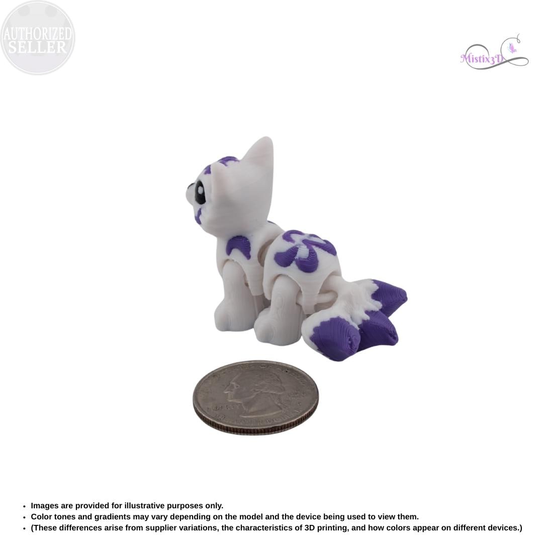 Kitsune Hatchling | 3d printed | Authorized Seller Cinderwing