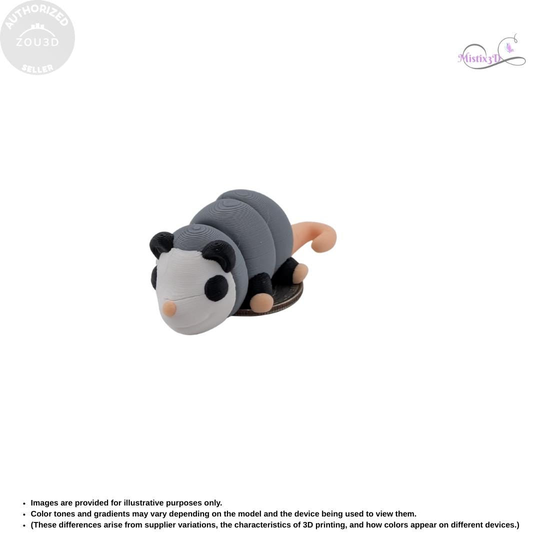 Baby Opossum | 3D Printed | Authorized Seller Zou