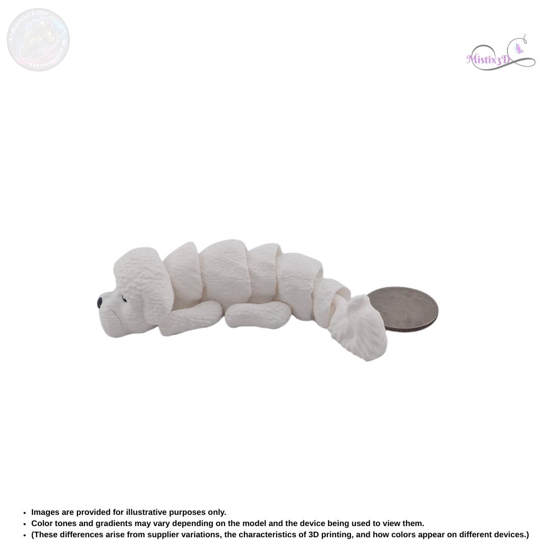 Bichon Frise 3D Printed Fidget – Authorized Seller of Kekreations