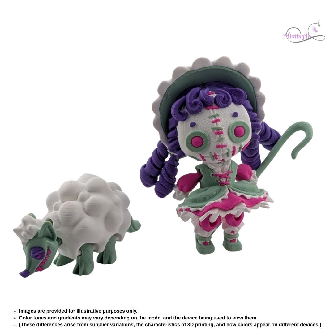 Creepy Doll The Sheeperdess – Authorized Seller of Twisty Prints