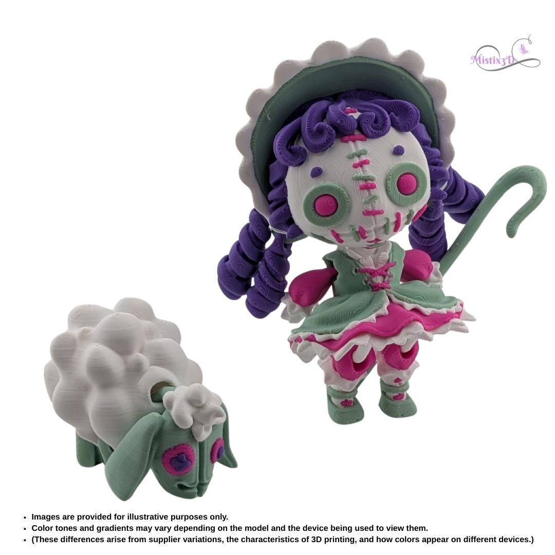 Creepy Doll The Sheeperdess – Authorized Seller of Twisty Prints
