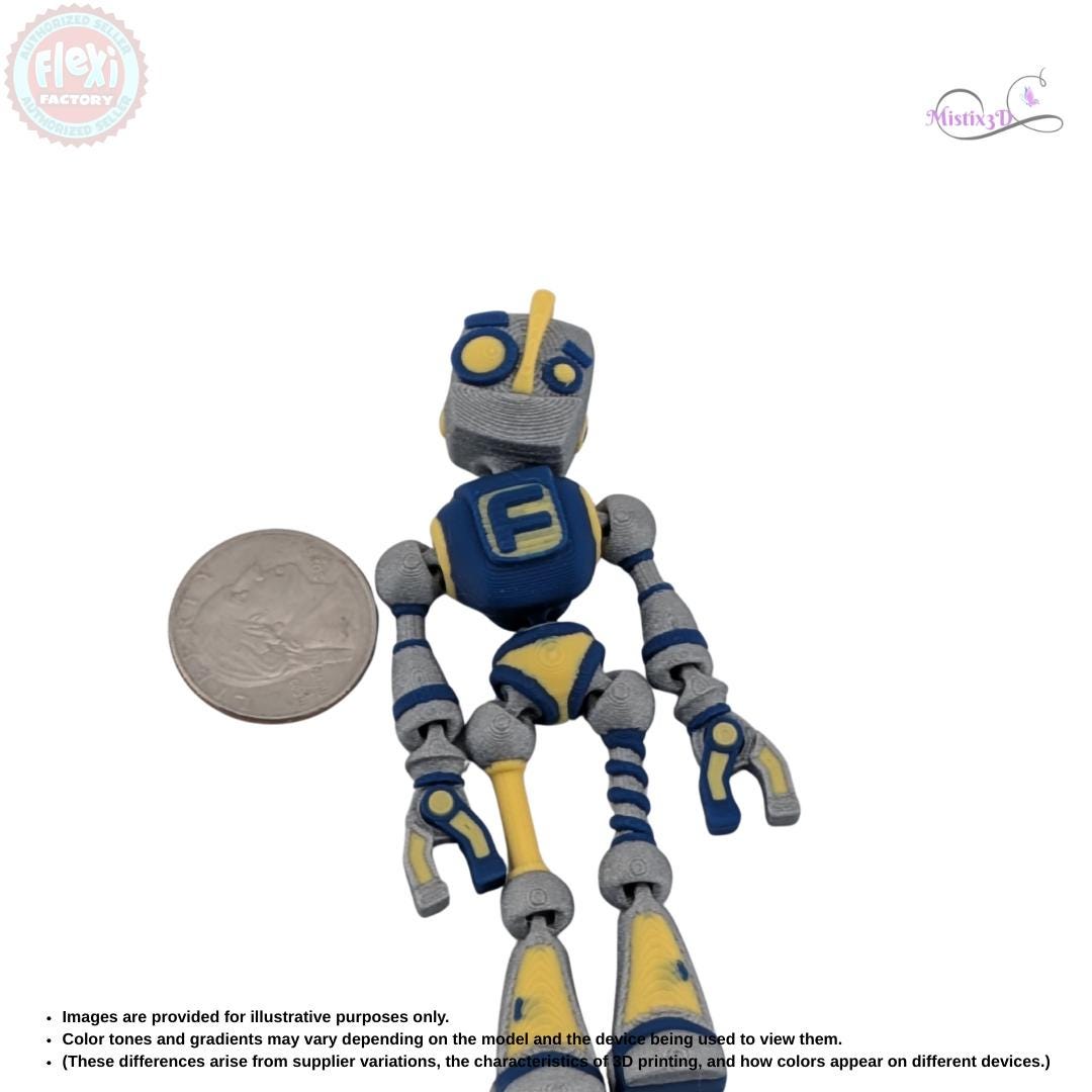 Flexi Fokobot 2.0 Articulating - 3D Printed | Authorized Seller of Flexi Factory