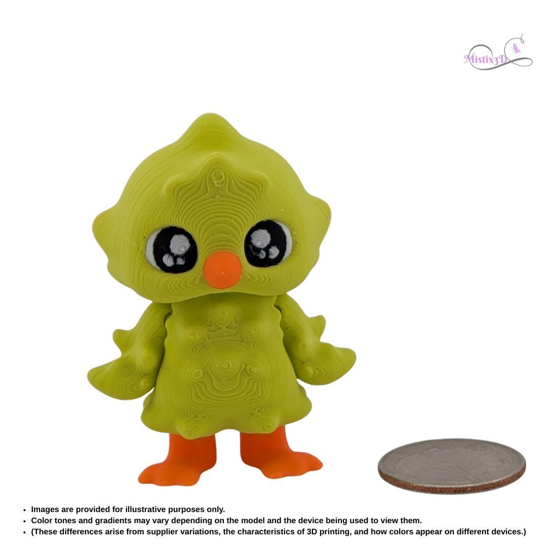 Chick Easter Mooshling Flexi - Authorized Seller of Star Mouse 3D