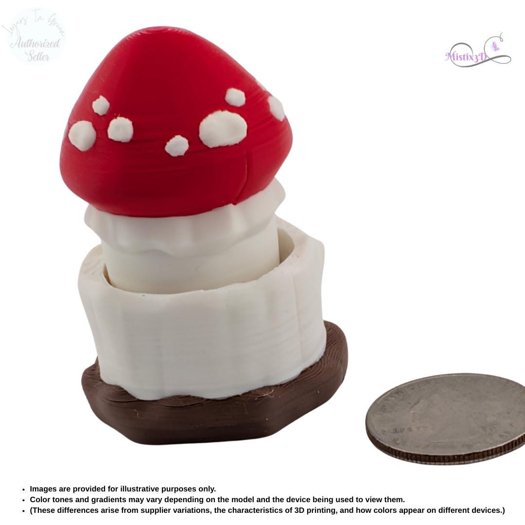 Mushy Clicker - 3D Printed | Layers In Green Authorized Seller
