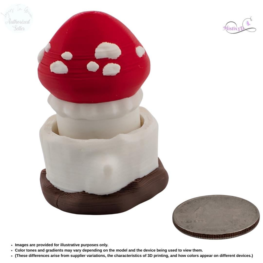 Mushy Clicker - 3D Printed | Layers In Green Authorized Seller