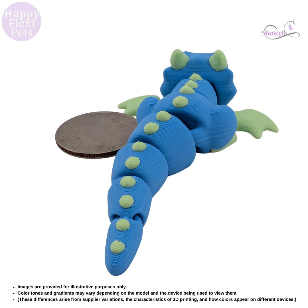 Mini Dragon-3D Printed – Authorized Seller of Happy Flexi Pets