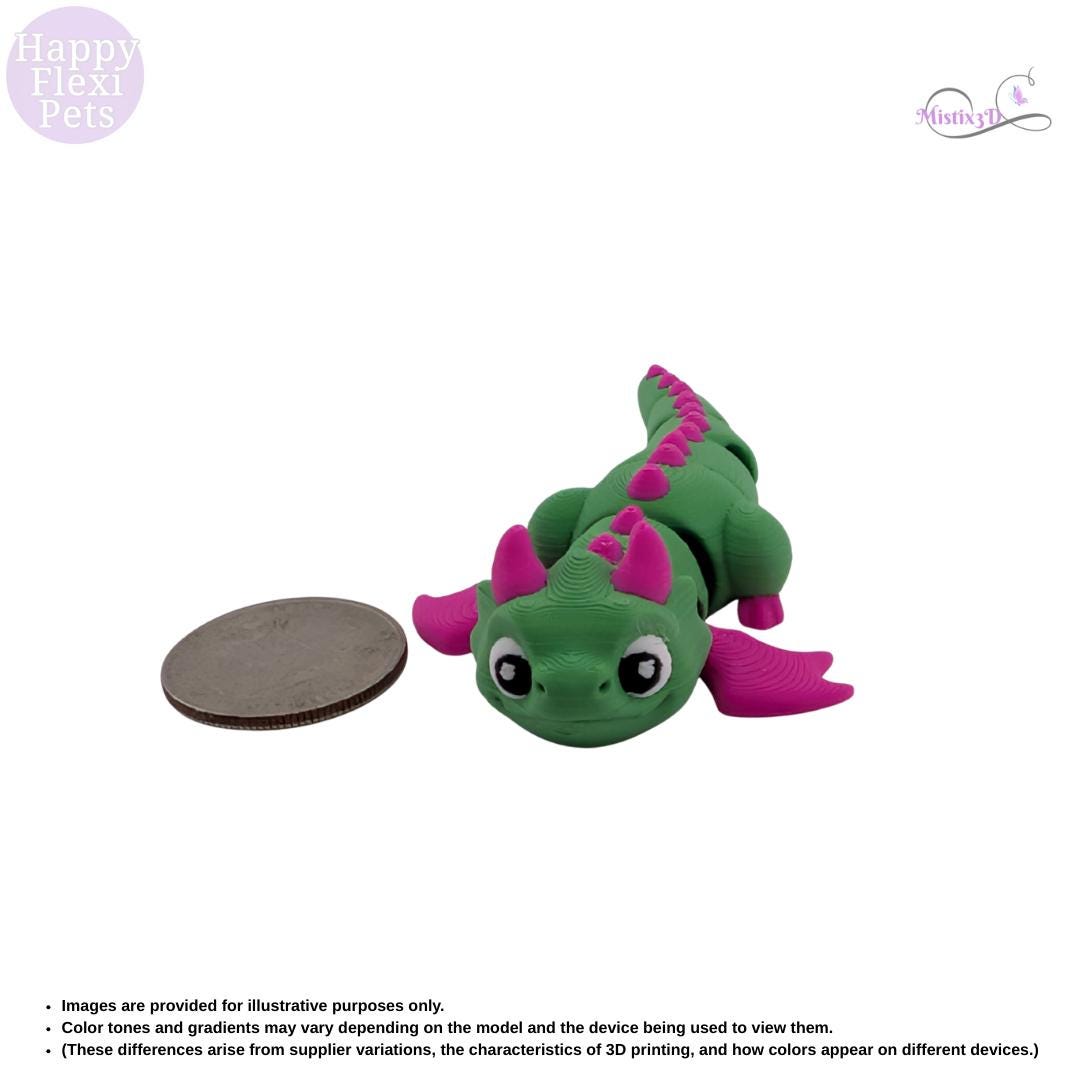 Mini Dragon-3D Printed – Authorized Seller of Happy Flexi Pets
