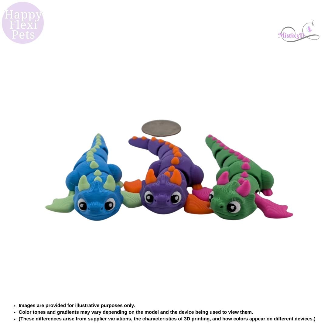 Mini Dragon-3D Printed – Authorized Seller of Happy Flexi Pets