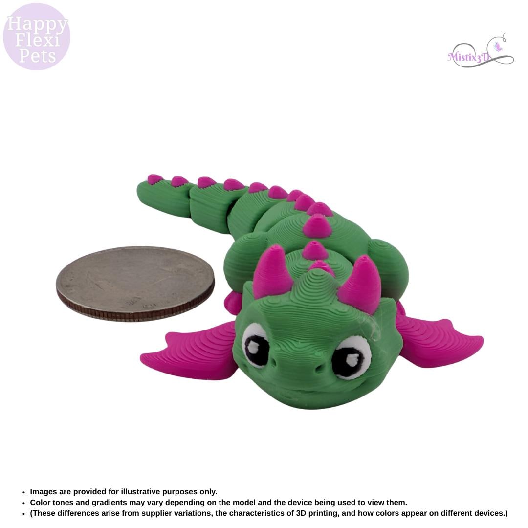 Mini Dragon-3D Printed – Authorized Seller of Happy Flexi Pets