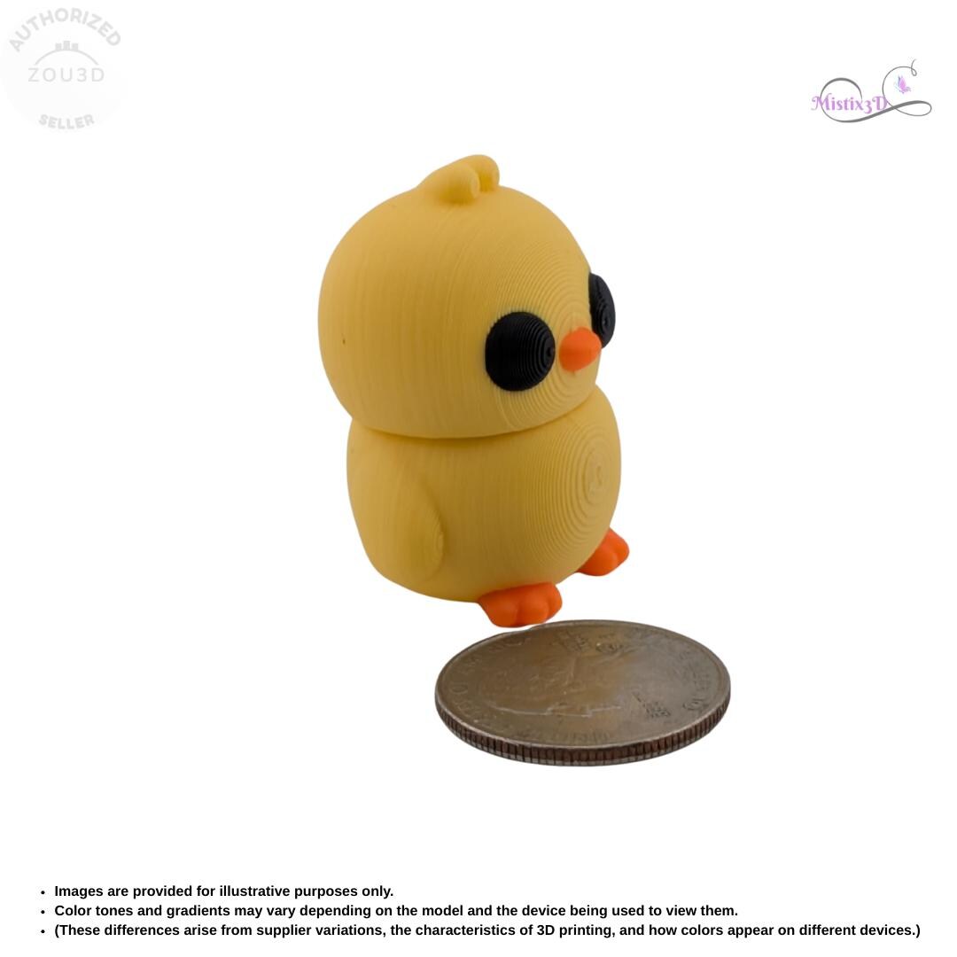 Tiny Chick | 3D Printed | Authorized Seller Zou