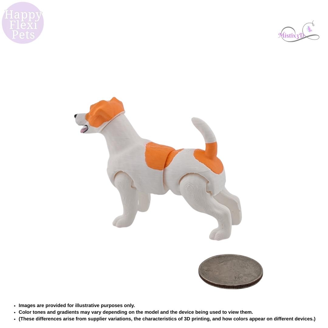 Jack Russell Terrier -3D Printed – Authorized Seller of Happy Flexi Pets