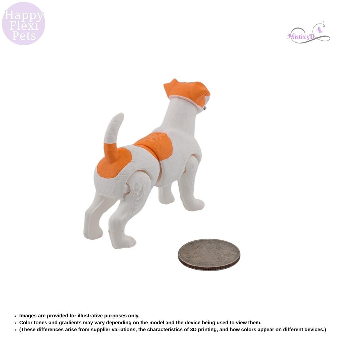 Jack Russell Terrier -3D Printed – Authorized Seller of Happy Flexi Pets
