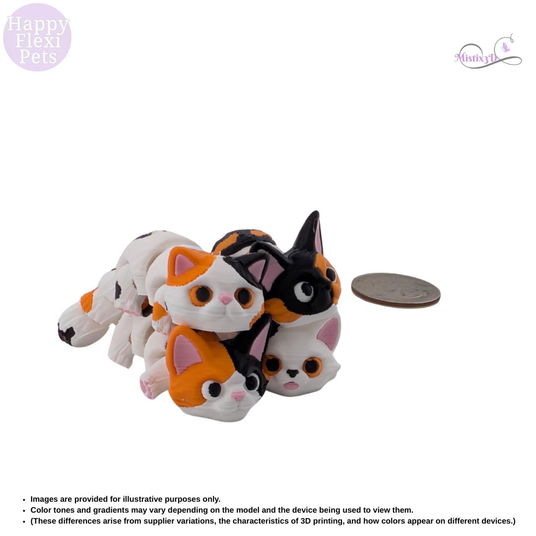 Mini Calicos -3D Printed – Authorized Seller of Happy Flexi Pets