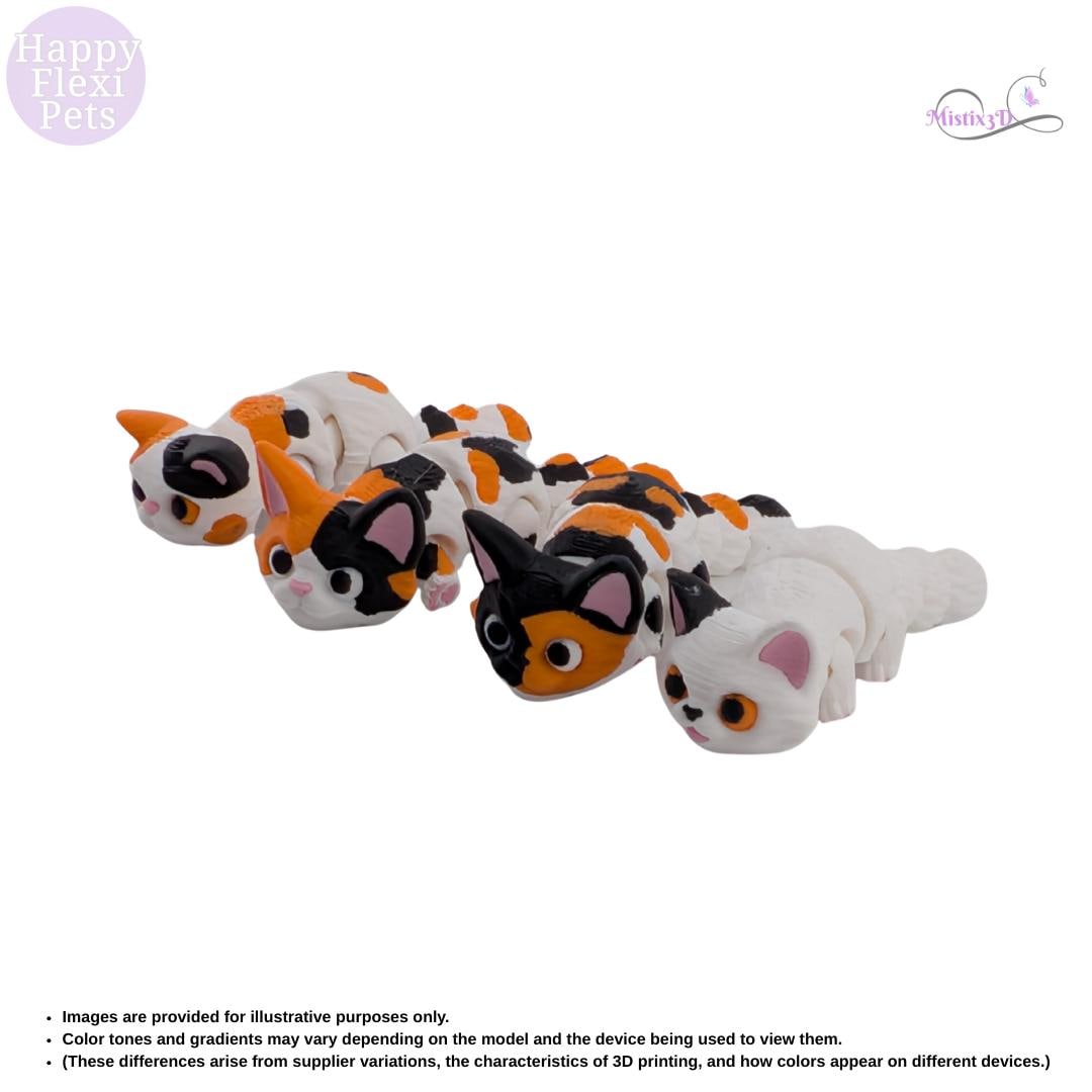 Mini Calicos -3D Printed – Authorized Seller of Happy Flexi Pets