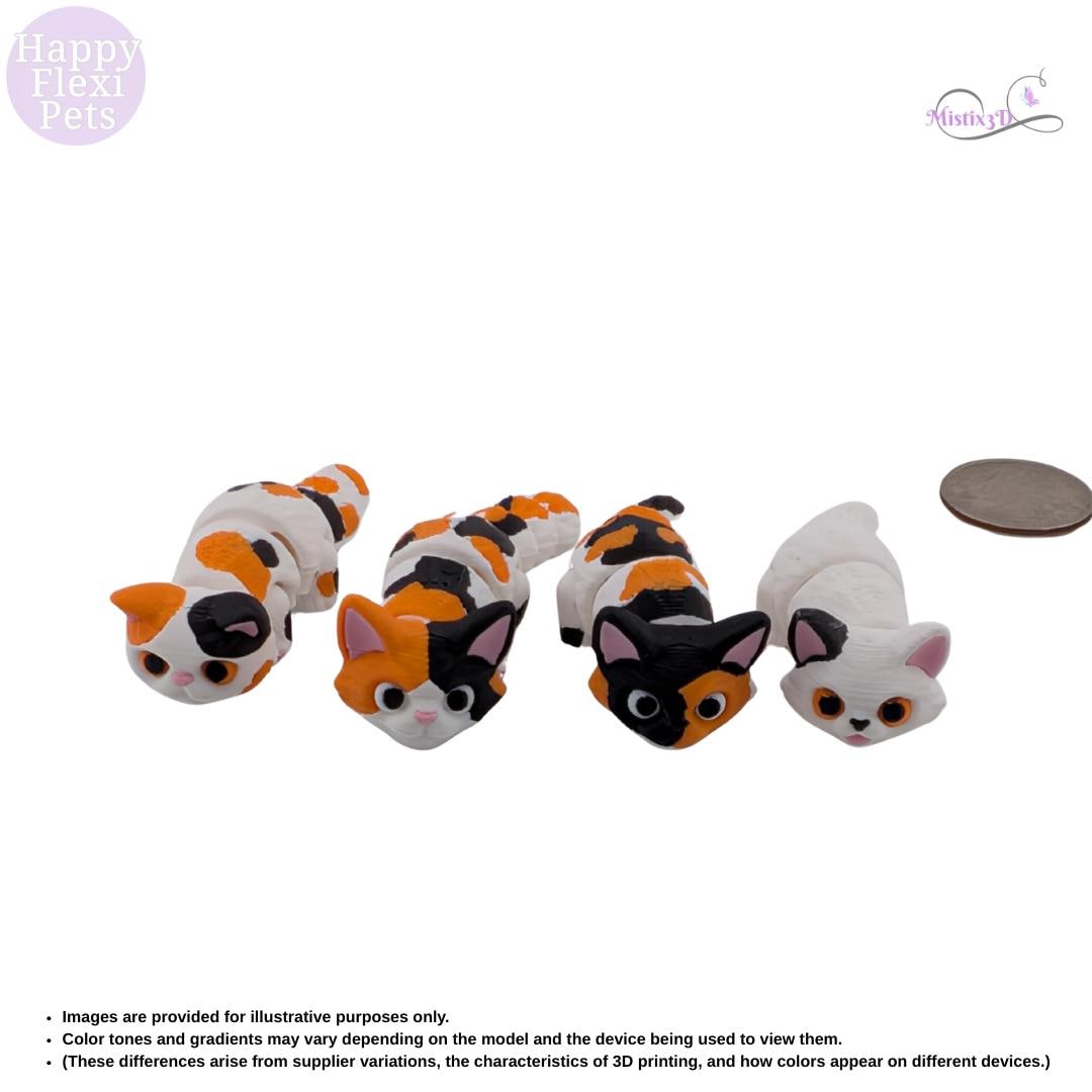 Mini Calicos -3D Printed – Authorized Seller of Happy Flexi Pets