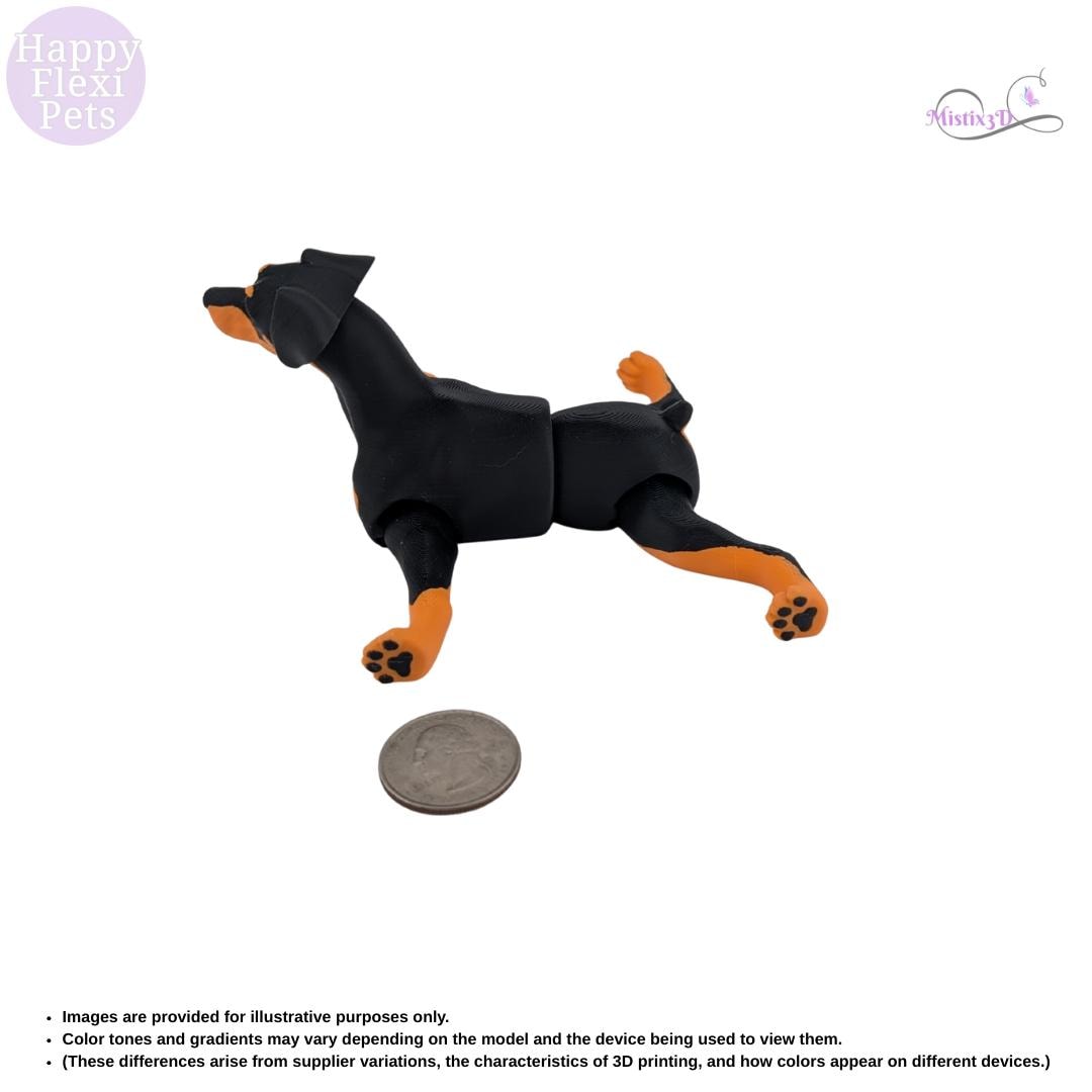 Doberman - 3D Printed – Authorized Seller of Happy Flexi Pets