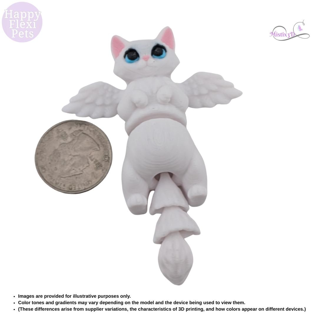 Dark's Winged Cats-3D Printed – Authorized Seller of Happy Flexi Pets