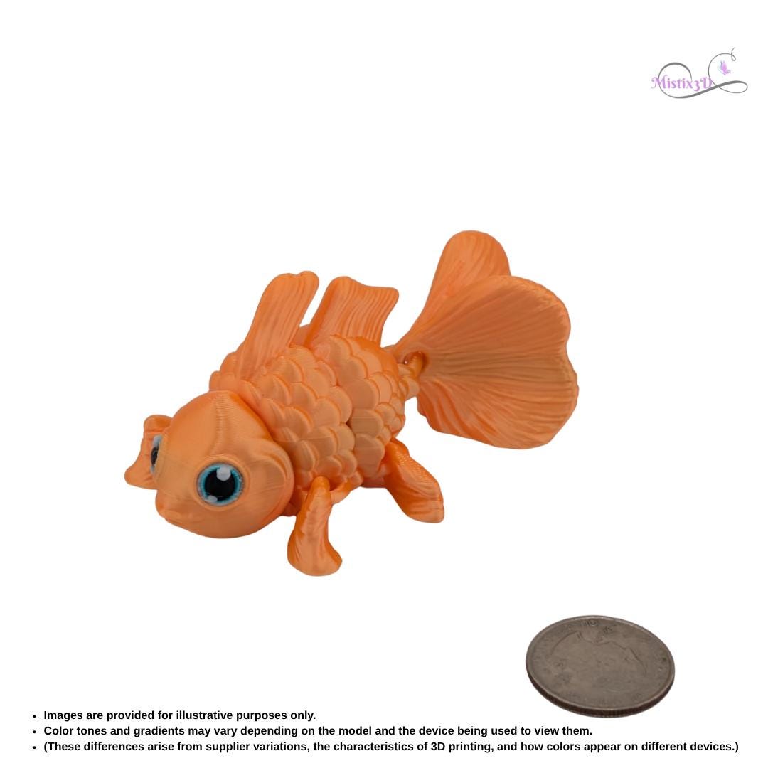 Gold Fish | 3D Printed - Authorized Seller Botega