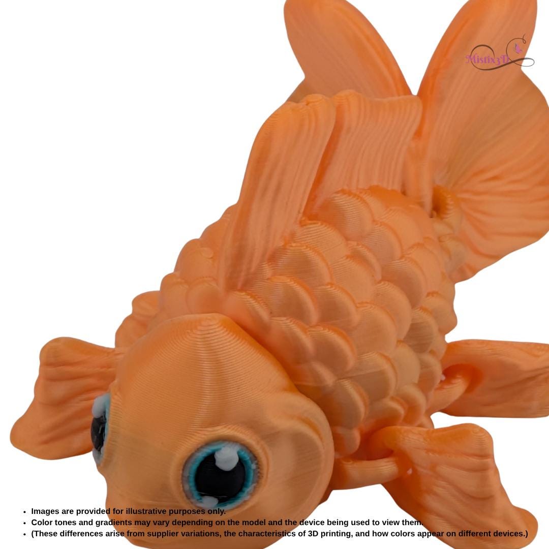 Gold Fish | 3D Printed - Authorized Seller Botega