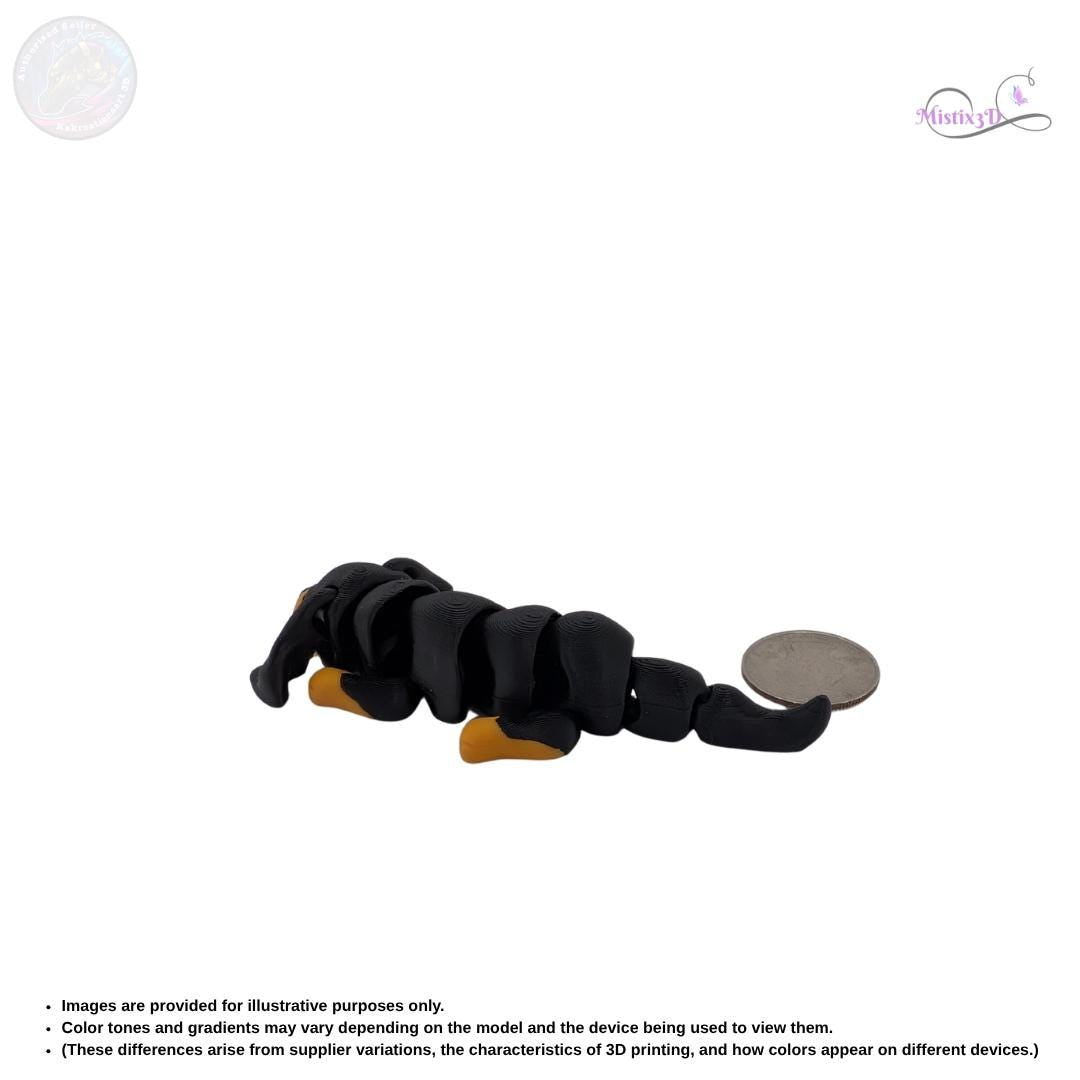 3D Printed Coonhound Figurine, Miniature Collectible Toy