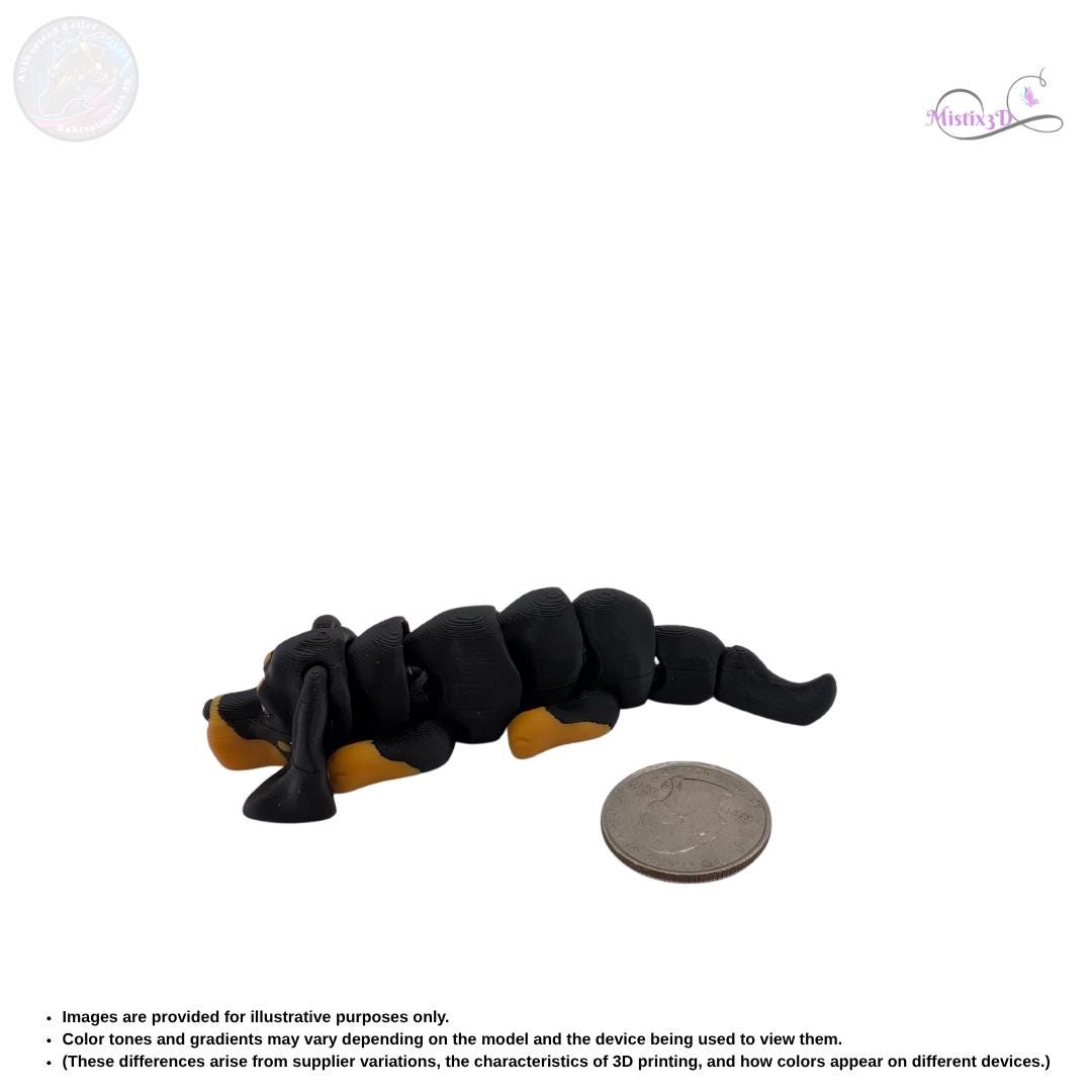 3D Printed Coonhound Figurine, Miniature Collectible Toy