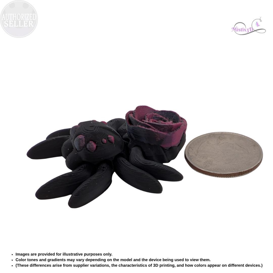 Articulated Goth Rose Spider