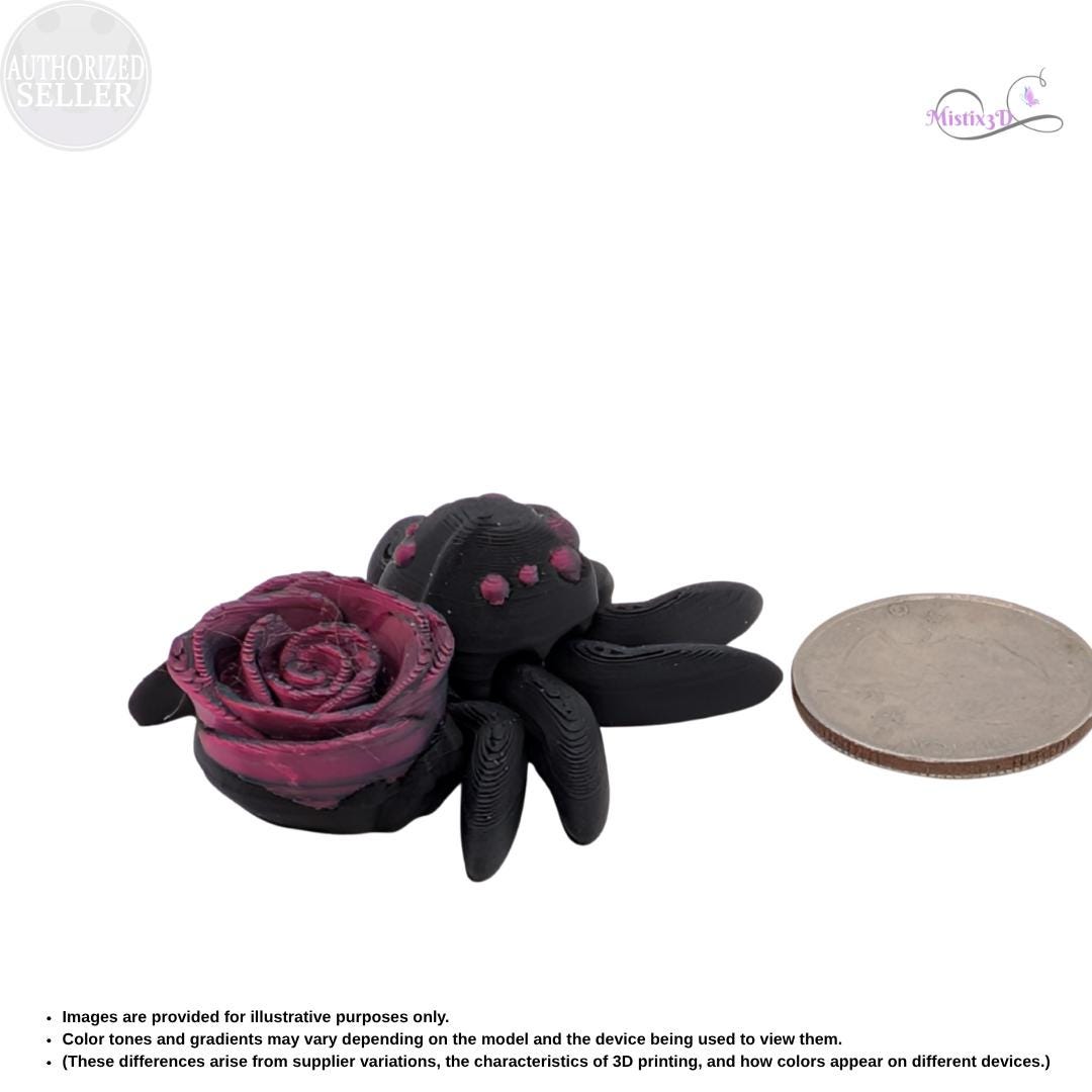 Articulated Goth Rose Spider