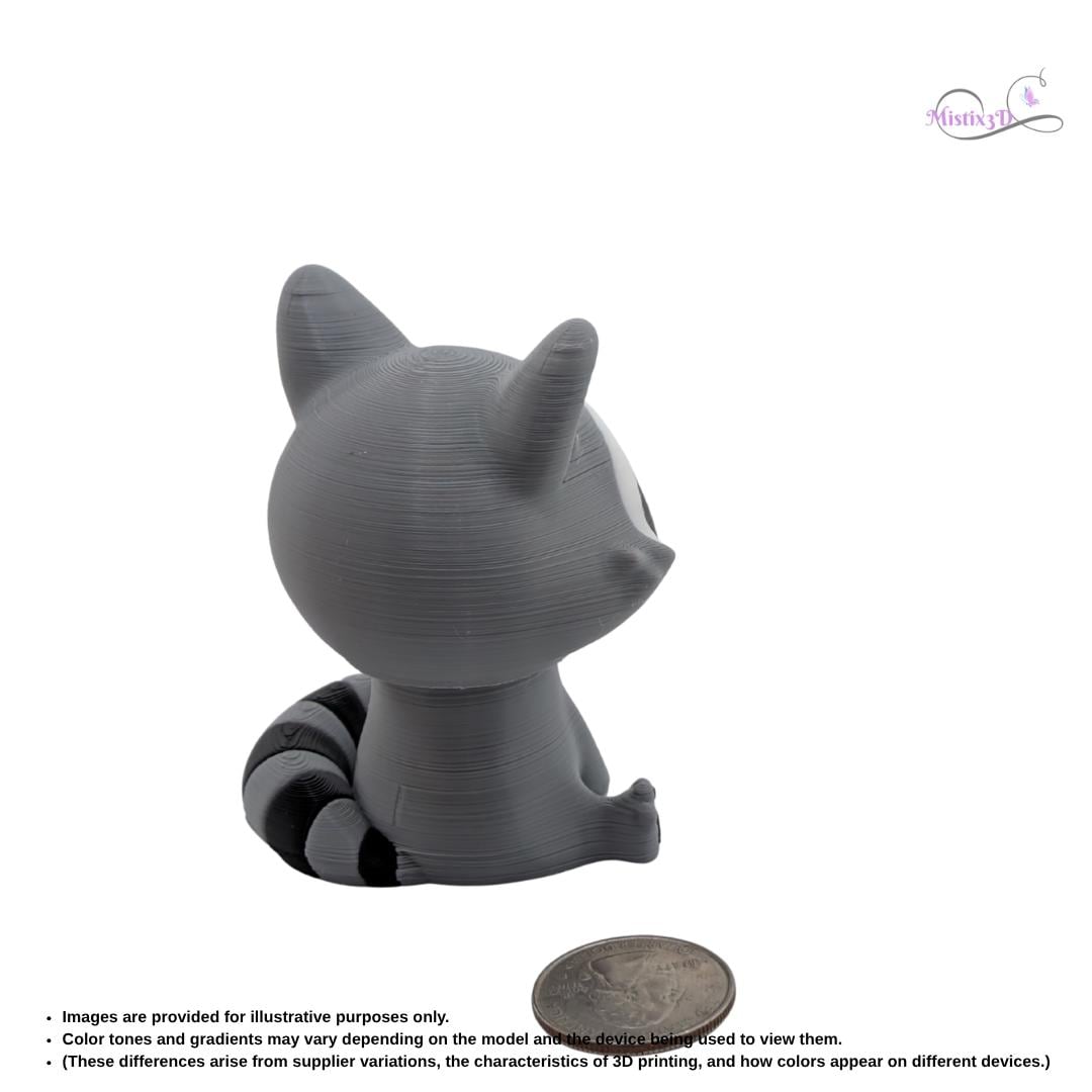 Clicking Raccoon Fidget Toy