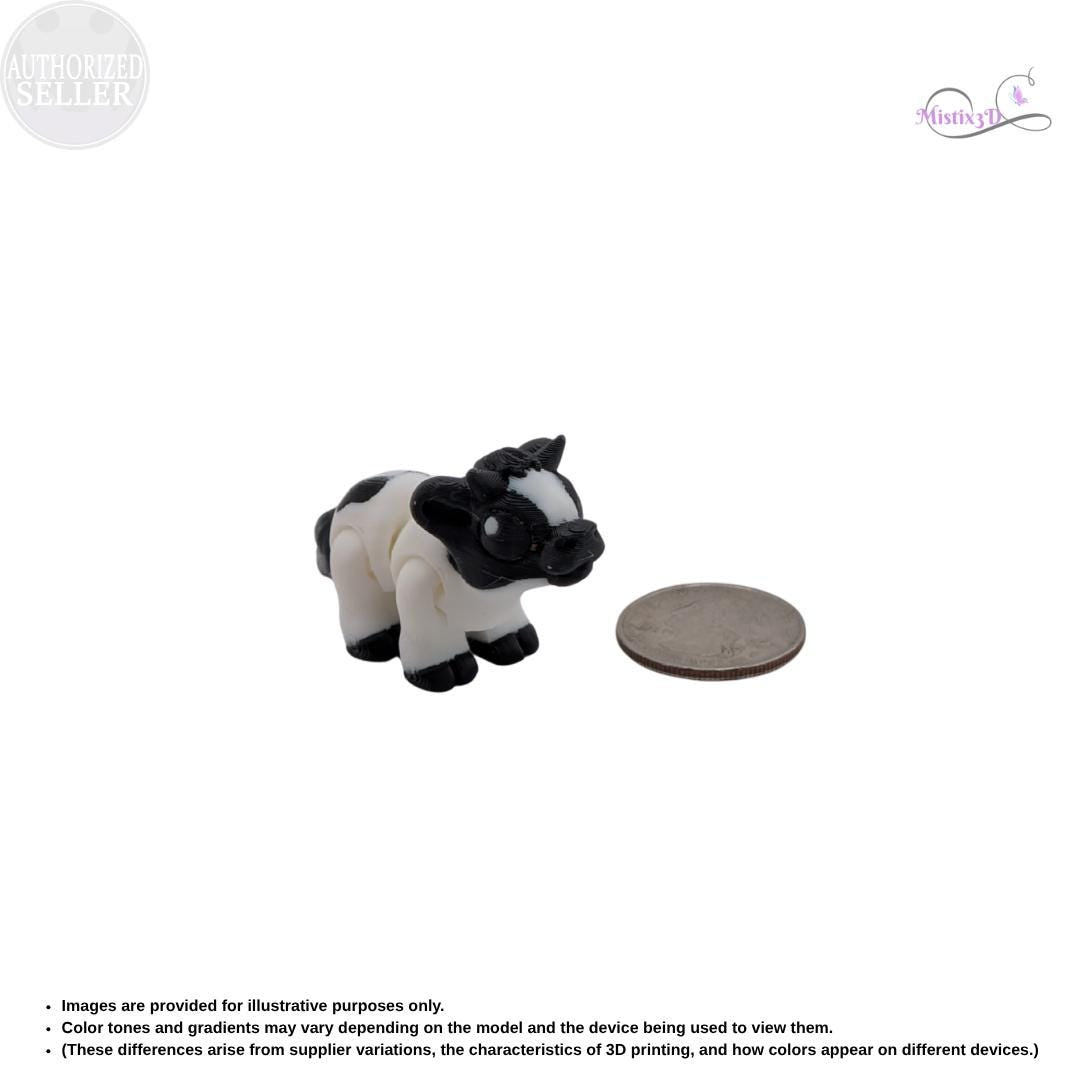 Articulated Cow Fidget Toy | 3d printed | Authorized Seller Cinderwing