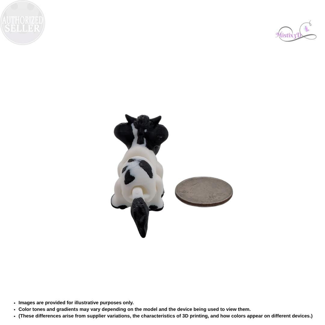 Articulated Cow Fidget Toy | 3d printed | Authorized Seller Cinderwing