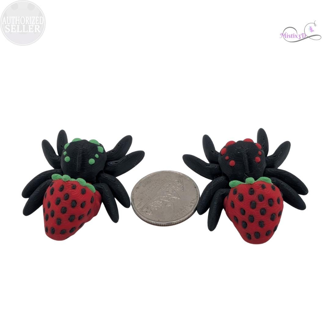 Strawberry Spider Articulated Fidget
