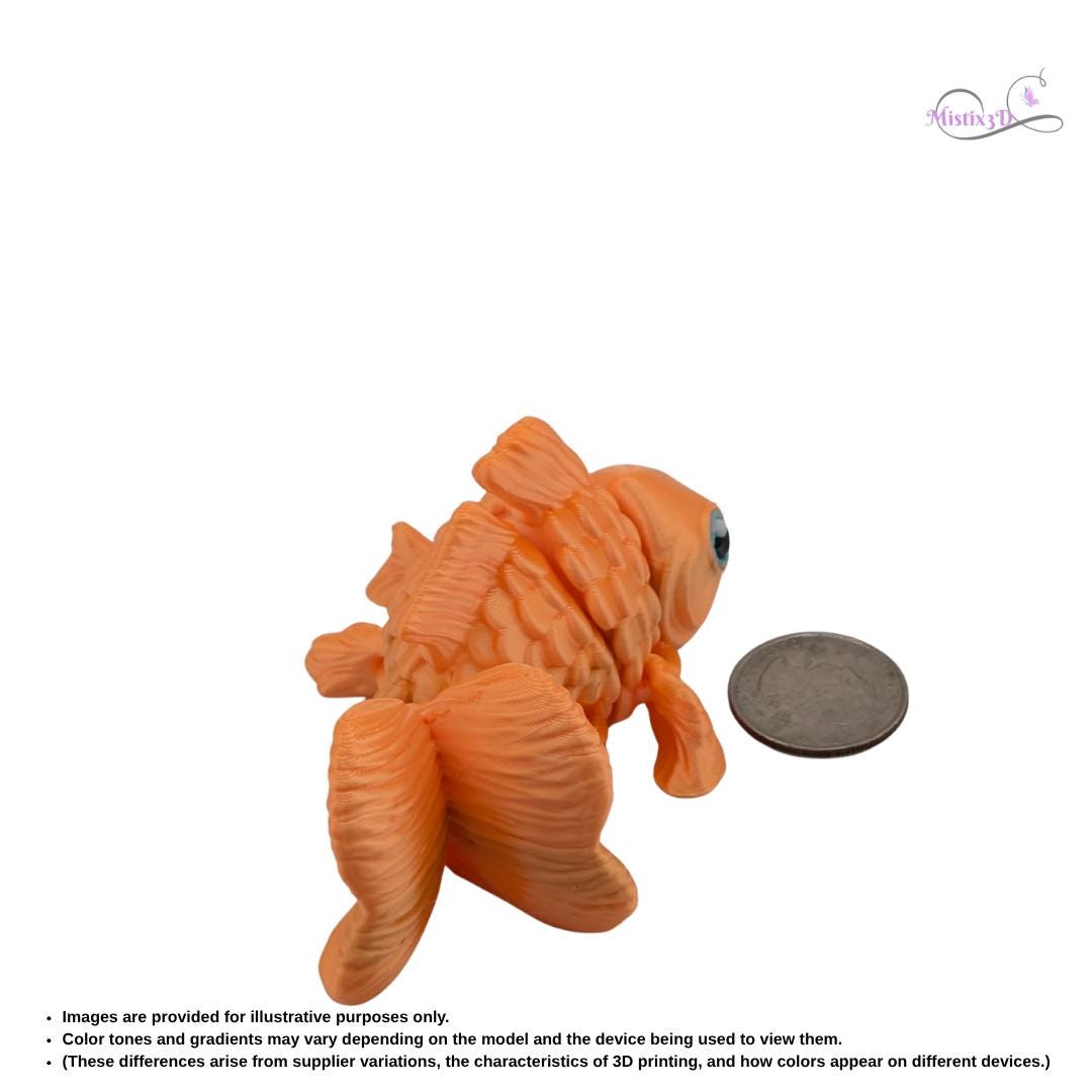 Gold Fish | 3D Printed - Authorized Seller Botega