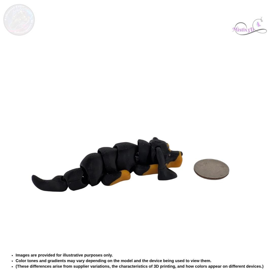 3D Printed Coonhound Figurine, Miniature Collectible Toy
