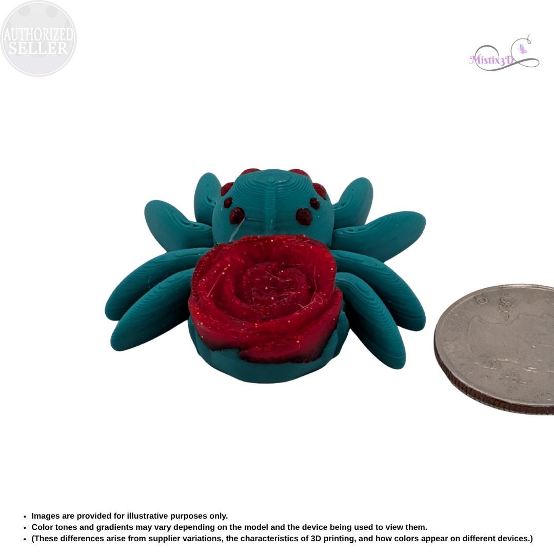 Rose Spider Articulated Fidget